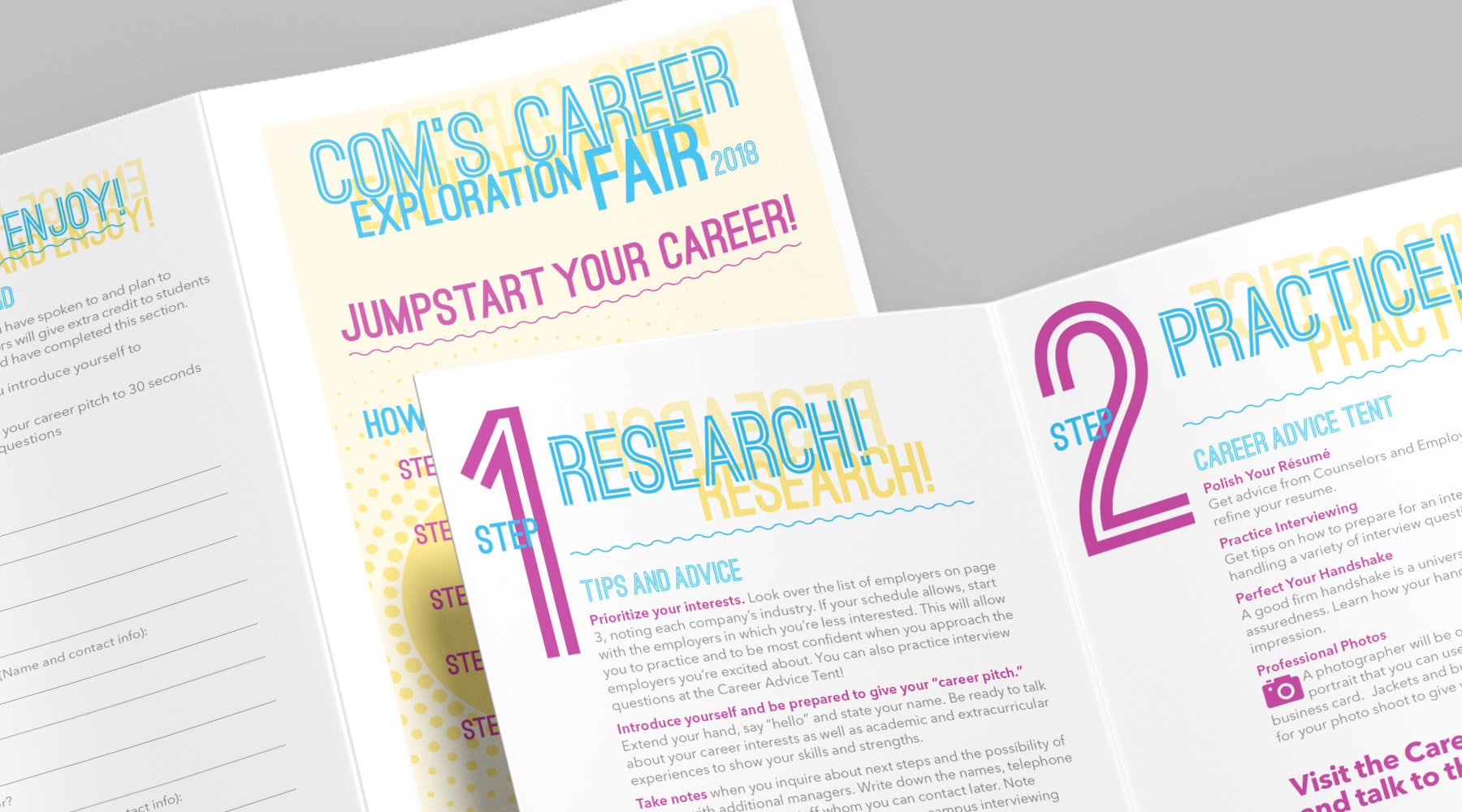 College of Marin Career Fair Brochure